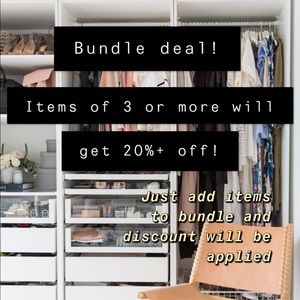 Bundle deal 20% + off
